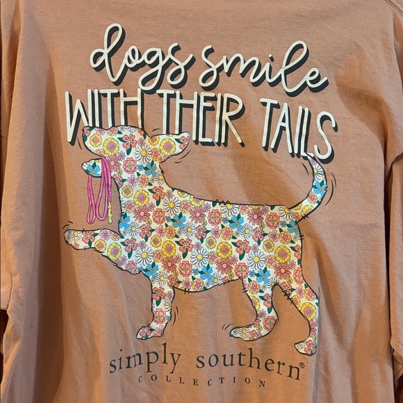 Ladies long sleeve SIMPLY SOUTHERN t shirt - Picture 5 of 9